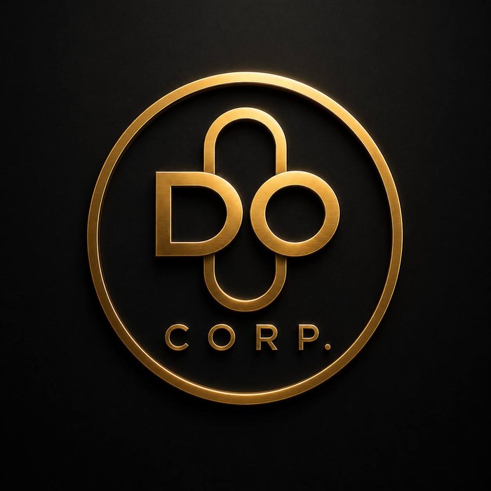 DO Corp gold roundel logo mark